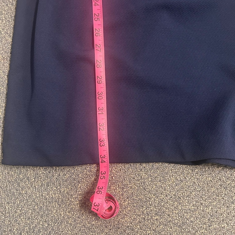 Trina Turk Navy Off-Shoulder Mini Dress - Picture 9 of 9